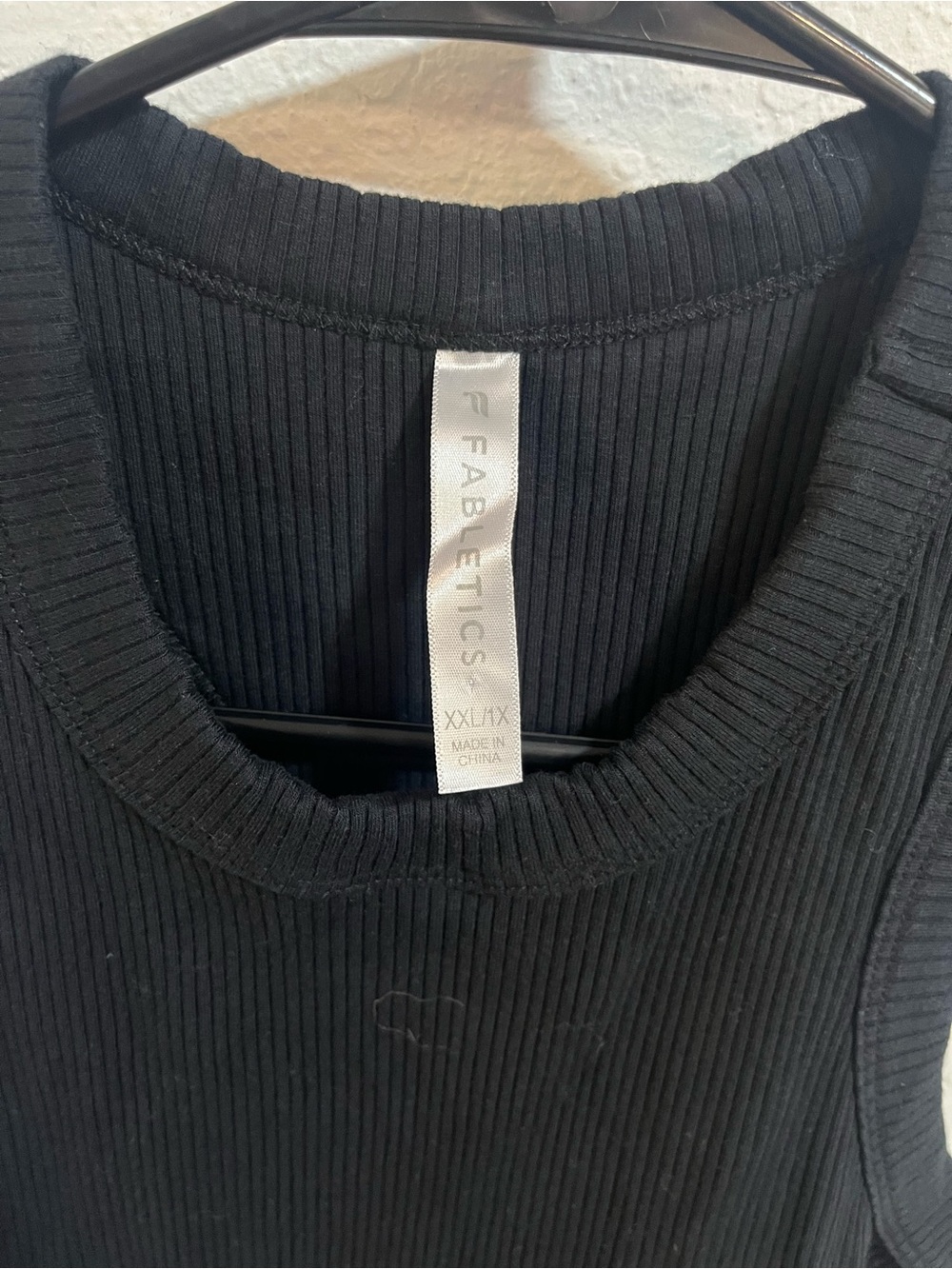 Fabletics Black Ribbed Muscle Tank - Picture 11 of 11